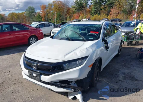 2019 Honda Civic Sport из США, поврежденный, VIN 2HGFC2F81KH528902